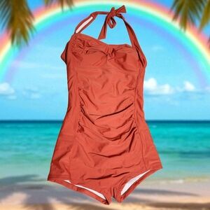 Swim  Swimsuit -Rust colored Lg NWOT
